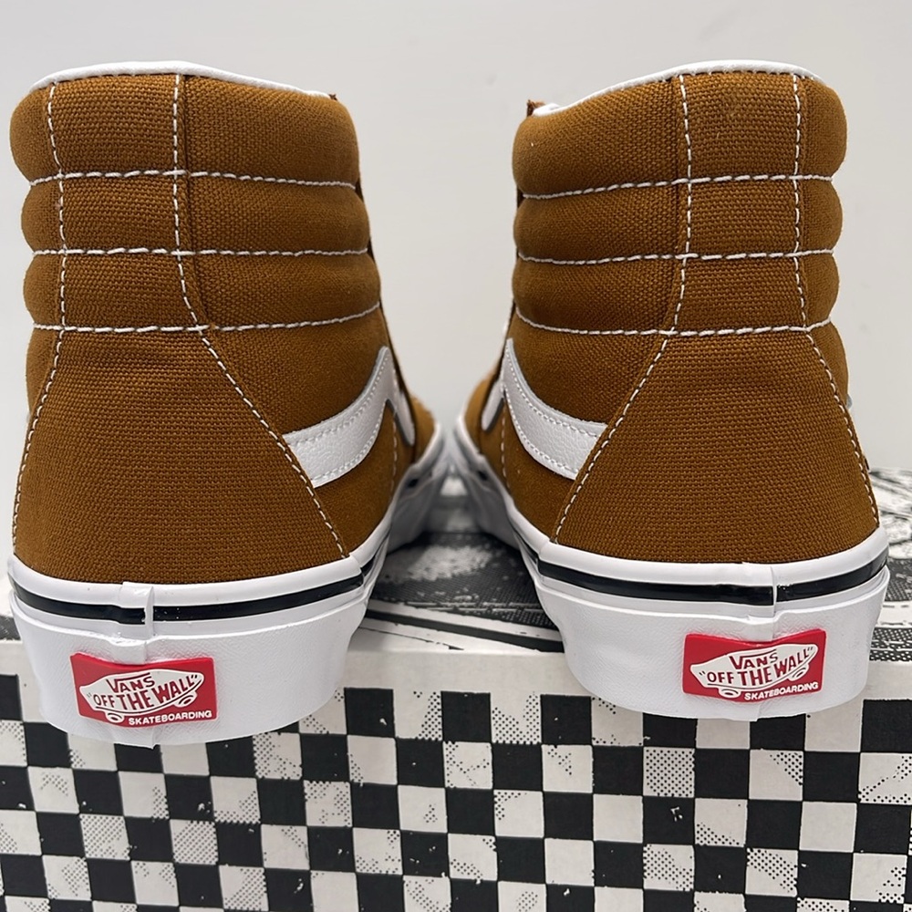 Vans Men’s Skate Sk8-Hi Canvas Golden Brown
VN0A5FCC1M7 Sneakers - Picture 14 of 16